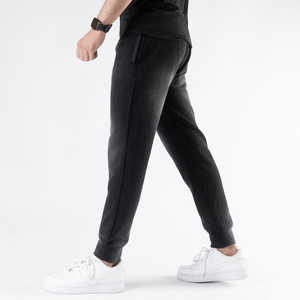 Pantalones para correr con lavado ácido para hombre, pantalones de chándal de poliéster de secado rápido para gimnasio, pantalones de calle personalizados - Product Image 5