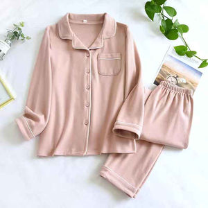 Regular Size <b>Women's</b> Wear Sleep Clothing Button Down Shirts & Trousers Pants Sets Low Price Summer Collection 2 Piece Suits - Product Image 5