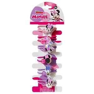 LISTO PARA EL SILLERO H.E.R. Accesorios Originales con Licencia de Minnie Mouse, Coleteros Elásticos Multicolores para Niñas, Ajuste Universal, Tema de Parque de Atracciones - Product Image 1