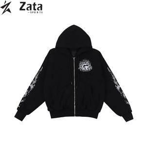 Sudaderas con Capucha de Forro Polar Casuales de Invierno Estampadas Personalizadas, Unisex, 450 Gsm, Transpirables, Ecológicas, de Poliéster/Algodón - Product Image 1