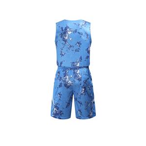 Tenues de basketball personnalisées pour équipes, design imprimé par sublimation, haute qualité, respirantes, séchage rapide, 100% polyester, sans manches - Product Image 3