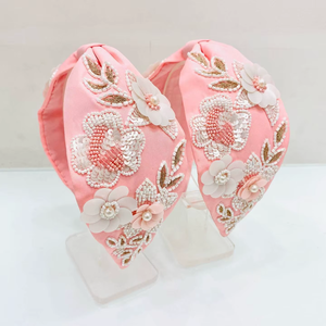 Diadema Elegante Hecha a Mano con Cuentas para Mujeres y Niñas, Accesorios para el Cabello Únicos, Coloridos y a la Moda, Cómodos, Ligeros y Elegantes - Product Image 1