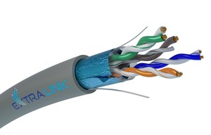 Câble Ethernet Extralink CAT5E FTP (F/UTP) pour intérieur, 305 m - Product Image 2