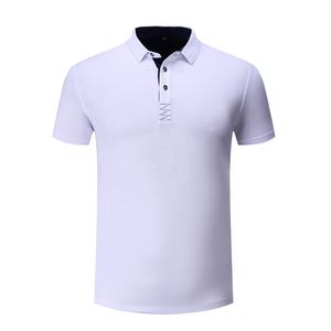 Polos de Manga Corta de Verano de Algodón de Seda Suave con Logotipo Bordado de Alta Calidad para Hombre, Polos de Talla Grande - Product Image 3