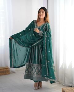 NOUVELLE SÉRIE DE ROBES MODLING DE CRÉATEUR SPÉCIAL POUR LA SAISON FESTIVE DE FÊTE ET DE MARIAGE - Product Image 2
