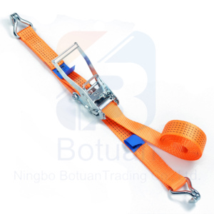 En121952 5Ton Cargo Lashing Ratchet Tie Xuống Dây Đeo Tiedown Ratchet Dây Đeo Đôi <span class=keywords><strong>J</strong></span> Móc Ratchet Lashing Dây Đeo - Product Image 2