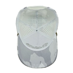 Gorra de béisbol de camuflaje duradera con cuerda Logotipo bordado personalizado Sombrero de camuflaje cortado con láser Vietnam OEM Venta al por mayor Sombreros de alta calidad - Product Image 6