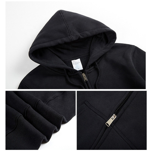 Vente en gros personnalisé ODM/OEM sweats à capuche pour hommes taille mini sweat à capuche avec logo imprimé personnalisé avec fermeture éclair complète pour hommes et femmes - Product Image 4
