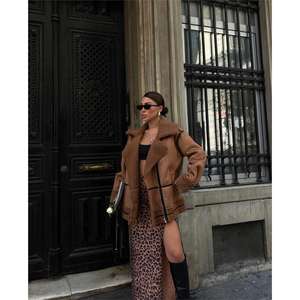 เสื้อแจ็คเก็ตผู้หญิง NUBUK MONT KRK YAKA คอลเลคชั่น Taba - Product Image 5