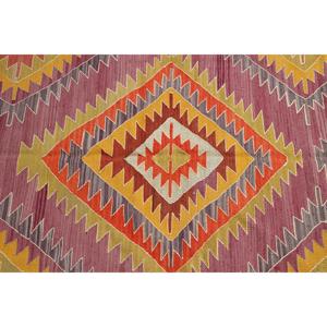 Tapis turc 6,3x9,4 pi (193x285 cm), tapis vintage violet style sud-ouest - Product Image 5