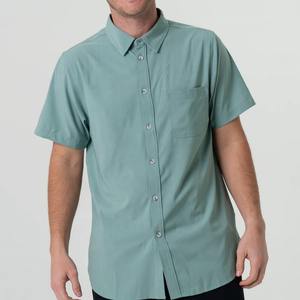 Diseño personalizado 90% Poliéster 10% Spandex Camisas de pesca Transpirable Camisas de caza al aire libre Rendimiento Botón arriba - Product Image 4