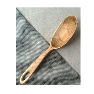 Ensemble de cuillères en bois fabriquées à la main Collection d'outils de cuisine écologiques et lisses, parfaites pour la cuisson et le service - Product Image 2