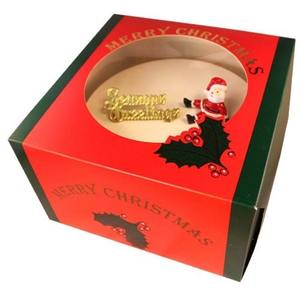 Boîte à gâteau personnalisée de haute qualité avec fenêtre, boîte à gâteau transparente, boîte à gâteau de noël - Product Image 2