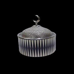 Venta al por mayor de cazuelas redondas de acero inoxidable hechas a mano de estilo árabe de lujo incluye suministros de olla caliente de metal redondo para Chapati - Product Image 5