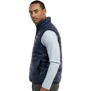 Traje de chaleco de hombre azul marino Chaleco ajustado Abrigo de cintura de hombre para hombre Moda informal - Product Image 2