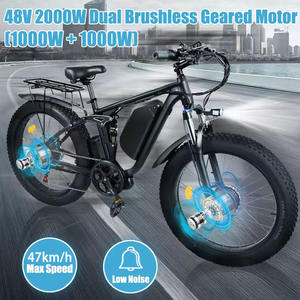 Vélo de montagne électrique à gros pneus de 26 pouces, vélo de ville électrique à double moteur, 2000w, 48v, 22,4ah, livraison rapide aux états-unis - Product Image 2