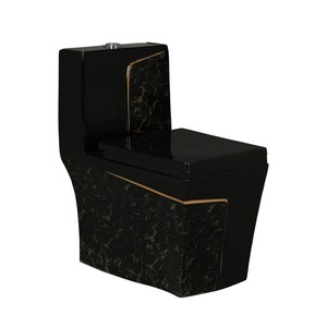 Inodoro occidental moderno al por mayor, artículos sanitarios de baño sifónicos de una pieza, WC de cerámica de diseño blanco, inodoros de hospital cuadrados - Product Image 6