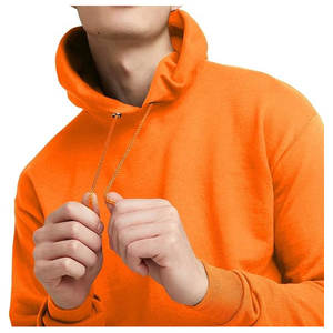 Unisex hoodies oversized streetwear breathable warm fleece cotton <b>blended</b> winter fashion OEM ODM supplier - Product Image 5