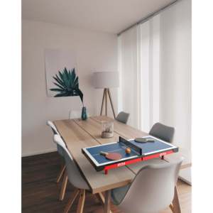Ensemble de tennis de table pliable Stag Iconic Super Mini, table en plastique et MDF de 25 mm avec surface durable pour une utilisation à la maison et en extérieur - Product Image 3