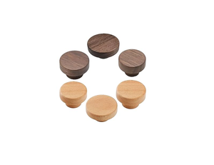 Perillas de madera con estilo moderno Forma redonda Mejor y último diseño Perillas de madera Mango para precio al por mayor - Product Image 4