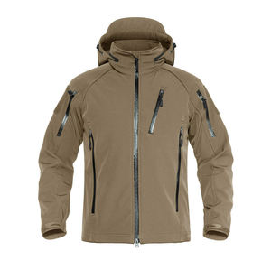 Veste bomber softshell unisexe 2025 de haute qualité, imperméable, légère, doublure en coton chaud, pour l'hiver, la randonnée en plein air, en toile - Product Image 4