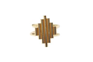 Servilletero chapado en oro de metal vintage barato superventas colores personalizados logotipo personalizado fiesta de boda ecológica duradera - Product Image 4