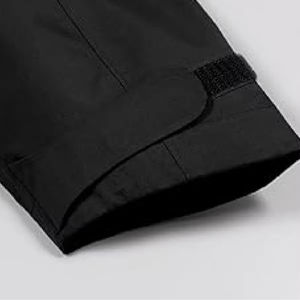 Veste de pluie d'extérieur pour hommes avec design pliable, capuche réglable et finition durable, ajustement parfait pour les voyages, les besoins des vestes pour hommes - Product Image 2