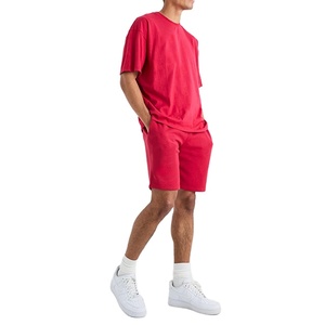 Ensemble deux pièces homme 2026 personnalisé, le plus vendu, en tissu éponge léger, respirant et à séchage rapide, idéal pour l'été, en polyester/coton - Product Image 2
