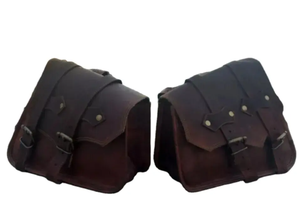 Sacoches en cuir de moto personnalisées Sacs à bagages multi-poches pour motocyclistes Sacoches en cuir-Sacs à bagages de taille personnalisée - Product Image 4