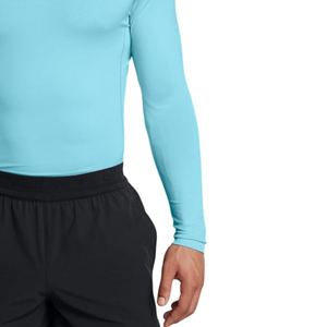 เสื้อรัดรูปโลโก้สำหรับผู้ชายและพิมพ์ลายผ้าถักลายสีทึบ - Product Image 6