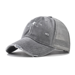 Elegant Unisex Polyester/Cotton Baseball Cap Adjustable Flat Top with Custom Logo Embossed Printing for Sport Casual Formal Wear - Product Image 6
