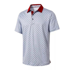 2024 Vêtements pour hommes Performance de haute qualité 100% Polyester OEM Impression par sublimation personnalisée Respirant Séchage rapide pour chemises - Product Image 1