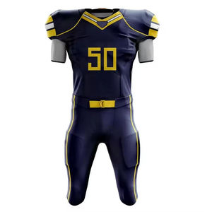 Ropa deportiva Camiseta de fútbol americano personalizada Uniforme de fútbol americano Camiseta de fútbol americano y pantalones cortos Uniforme de camisetas - Product Image 1