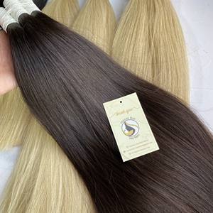 Extensions de cheveux Remy naturels vierges non traités, 100% humains, cuticules alignées, en vrac, vente en gros - Product Image 4