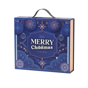Caja de Calendario de Adviento Personalizada al por Mayor con 24 Compartimentos, Caja Plegable Vacía para Cuenta Regresiva de Navidad, Embalaje de Caja Sorpresa - Product Image 4