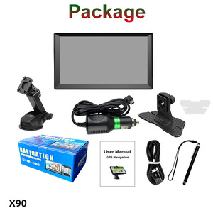 Actualizaciones de mapas gratuitas de por vida de países de Europa, pantalla táctil capacitiva grande de 9 pulgadas en varios idiomas, GPS para coche, camión, navegación GPS 3D - Product Image 4