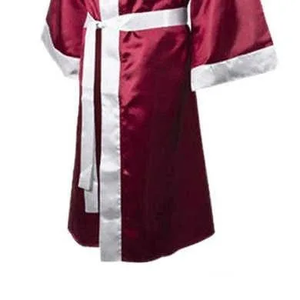 Boxing Pro Full Length Boxing <b>Robe</b> With <b>Hood</b> Black Color Martial Arts Wear Boxing <b>Robe</b> With Custom Design and Size - Product Image 3