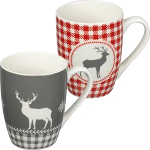 Set di Tazze Natalizie in Ceramica Personalizzate - Product Image 2