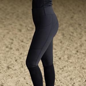 Shemax 2024 OEM nouvelle mode fabriquée au Pakistan meilleur équestre personnalisé haute qualité collants d'équitation mouvement de saut édition noire - Product Image 5