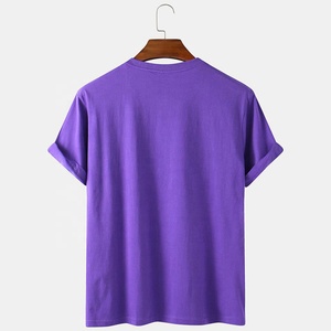 เสื้อยืดผ้าฝ้ายแท้ 100% สำหรับผู้ชาย ผู้หญิง แบบยูนิเซ็กซ์ สวมใส่สบาย ระบายอากาศได้ดี แห้งเร็ว คอเปล่า แขนสั้น รับสกรีนโลโก้ - Product Image 2