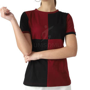 Precio razonable Mujeres Camisetas Verano 100% Algodón Mejor calidad Transpirable Secado rápido - Product Image 1