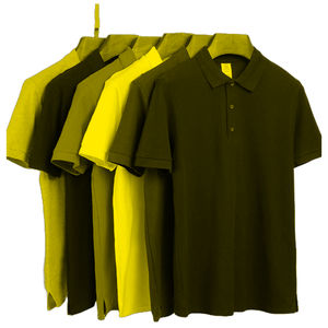 T-shirt en coton 100% pour homme, taille plus, imprimé sur mesure, de haute qualité, manches courtes, respirant, jersey uni, design pour polo - Product Image 3