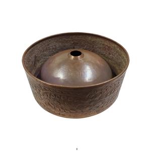 Lavabo de Baño Redondo de Cobre Grabado a Mano, Lavabo de Lujo, Lavabo de Cobre al por Mayor, Lavabo de Baño Grabado. - Product Image 5