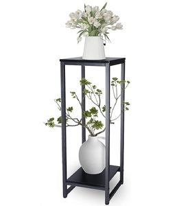 <b>Metal</b> <b>Shelf</b> Plant Flower Pot Holder Stands - Heavy Duty Potted Plant Rack Classic Plant Stand Indoor Outdoor <b>Corner</b> - Product Image 4