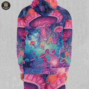 Survêtements de sport de sublimation unis 100% coton, respirant et ajusté, survêtements de sport ajustés, nouveau design à la mode pour hommes, au prix de gros - Product Image 4