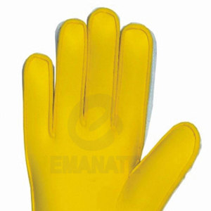 Guantes de Portero de Fútbol Premium de Cuero Grueso con Empaque Personalizado, Agarre Fuerte, Cierre de Velcro con Logotipo Personalizado para Entrenamiento - Product Image 6