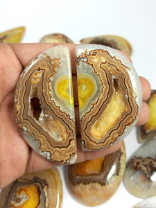 Ónix natural drusa suelto, cabujón de formas mixtas, piedra preciosa curativa para la fabricación de joyas de plata - Product Image 5