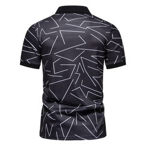 T-shirts personnalisés pour hommes en tissu tricoté 60 % polyester et 40 % coton, 240 g, haute qualité, respirant - Product Image 2