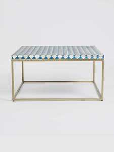 Table basse incrustée d'os Table console incrustée d'os Petite table centrale incrustée d'os au prix de gros - Product Image 2