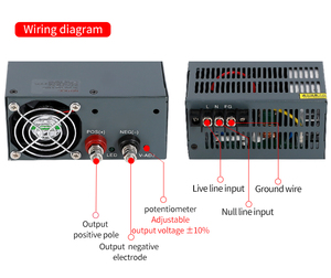 NVVV גבוהה כוח 1000w אספקת חשמל זהב S-1000W-36V AC כדי <span class=keywords><strong>DC</strong></span> 36v 27.5a עבור תעשייתי - Product Image 3